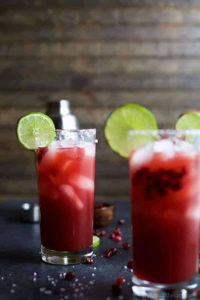 Cinco de Mayo Tequila Cocktails - Pomegranate Margarita Recipe