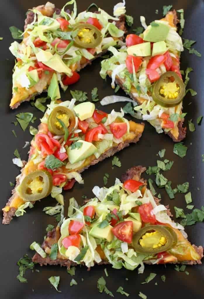 Naked Sheet Pan Tacos is a taco recipe that is made in on a baking pan without a taco shell