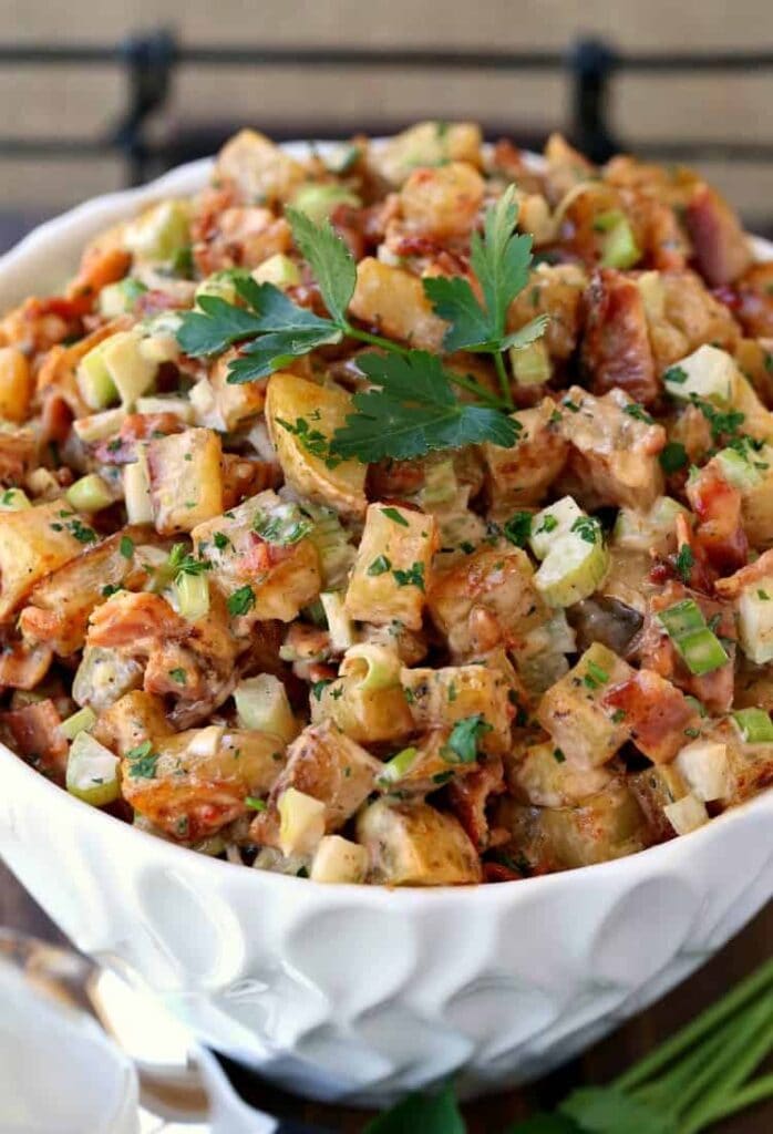 BBQ Bacon Potato Salad will be the side dish that everyone will ask you to bring!