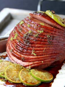 This Slow Cooker Captain and Coke Glazed Ham will be the star of your Easter dinner!