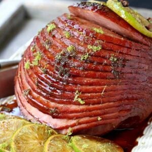 This Slow Cooker Captain and Coke Glazed Ham will be the star of your Easter dinner!