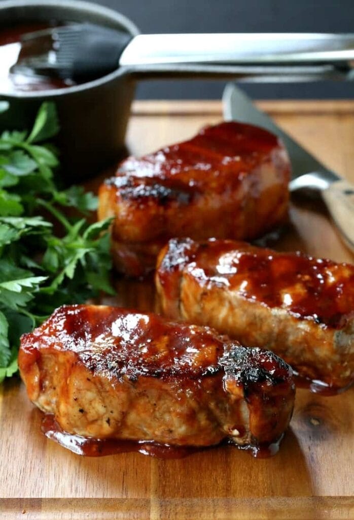 Juicy Grilled BBQ Pork Chops are a grilled pork chop recipe