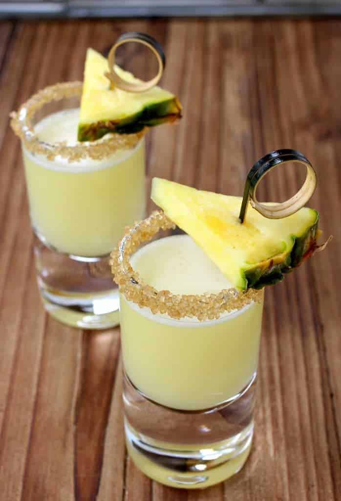 Double Trouble Tropical Tequila Shots are a perfect summer drink!