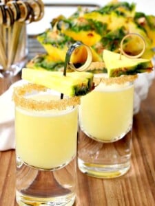 These Double Trouble Tropical Tequila Shots are the perfect party shot for Summer!