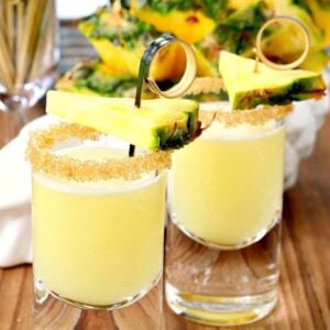 These Double Trouble Tropical Tequila Shots are the perfect party shot for Summer!