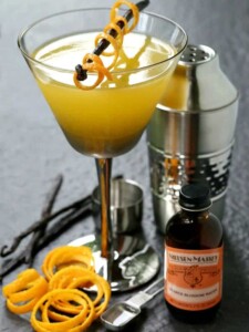 This Orange Blossom Vodka Martini is perfect for warm summer days!