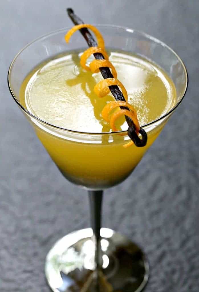 Orange Blossom Vodka Martini, not sweet just perfect!