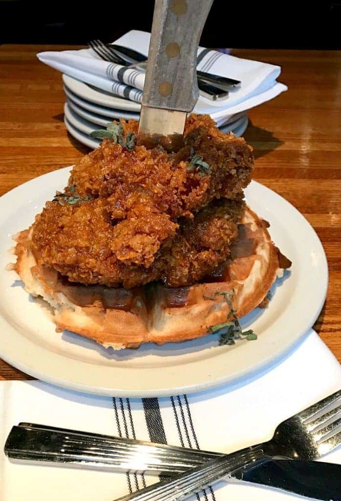 MANcation in Naples, Florida - chicken and waffles
