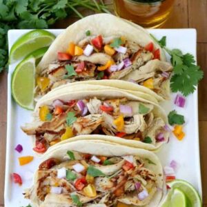 Slow Cooker Crispy Chicken Carnitas | Easy Crock Pot Dinner Recipe
