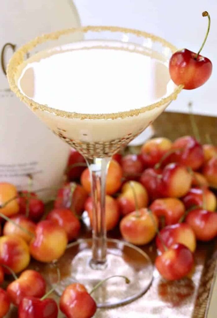 RumChata Cherry Pie Martini is a martini recipe made with RumChata