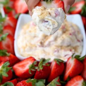 Strawberry Shortcake Dip is a no bake dessert recipe