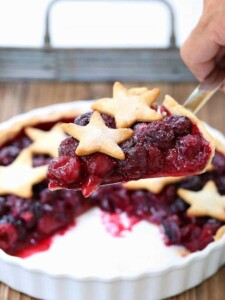 This Bourbon Soaked Cherry Pie is one of our favorite boozy desserts!