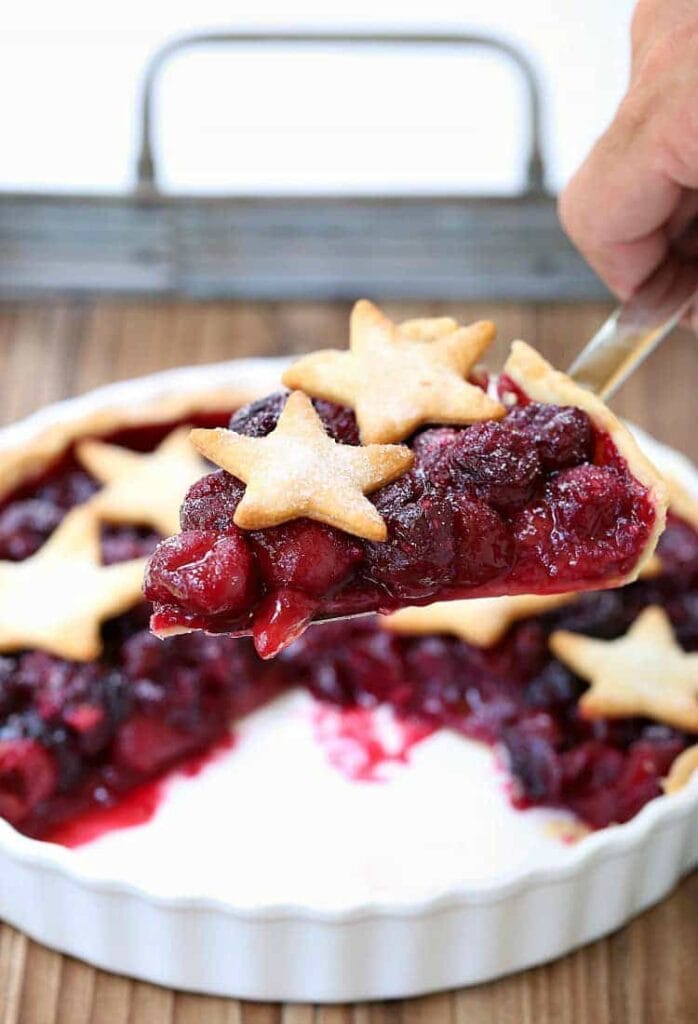 This Bourbon Cherry Pie is one of our favorite summer desserts!