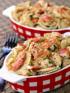 This Brown Butter Lobster Roll Pasta is comfort food at it's best!