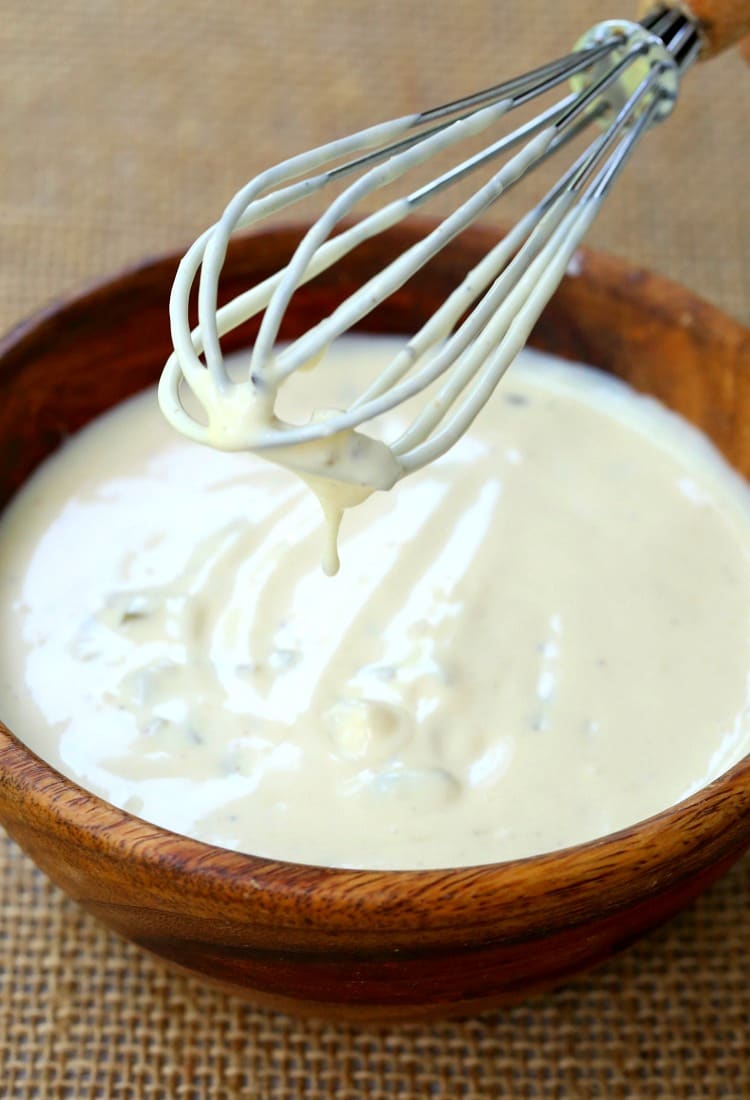 Homemade Creamy Dill Pickle Dressing
