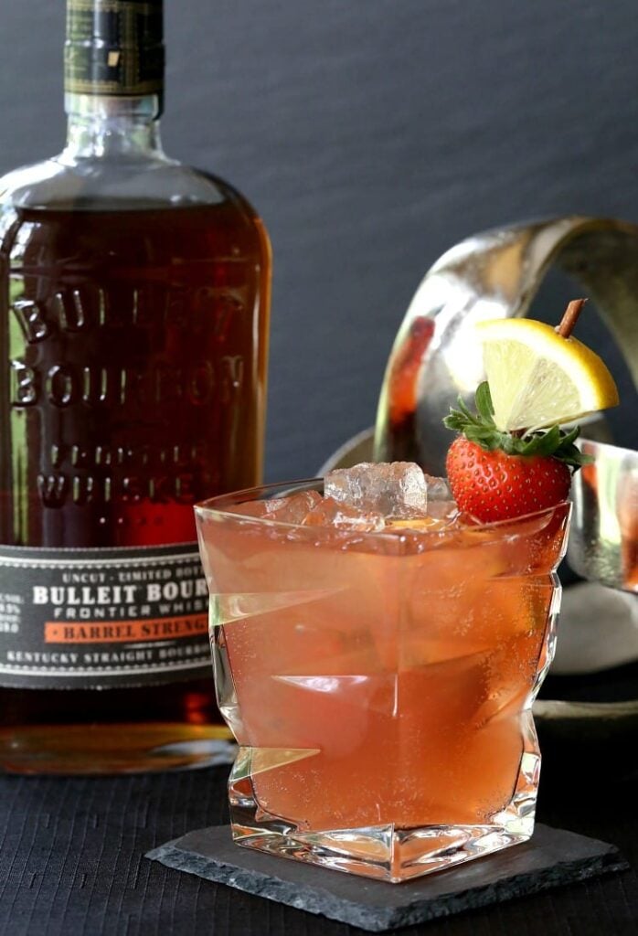 Kentucky Sunset Cocktail with Bulleit Bourbon