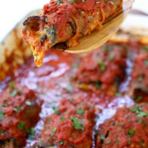 This Short Cut Beef Braciole tastes like a dinner that's been cooking all afternoon!