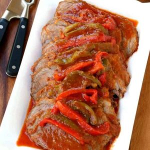 Easy Slow Cooker Pot Roast Recipe with Jersey Flavor!