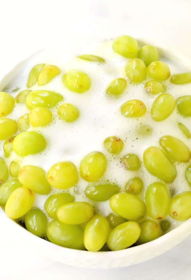 Sugared Prosecco Grapes Recipe Easy New Years Eve Dessert!