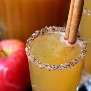 These Apple Cider Mimosas are a perfect Fall cocktail!