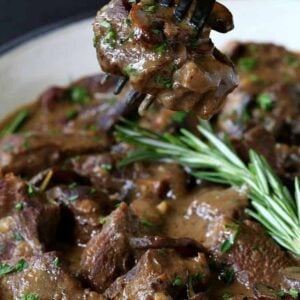 We love this Beef Tip Marsala Stew on cold nights for dinner!