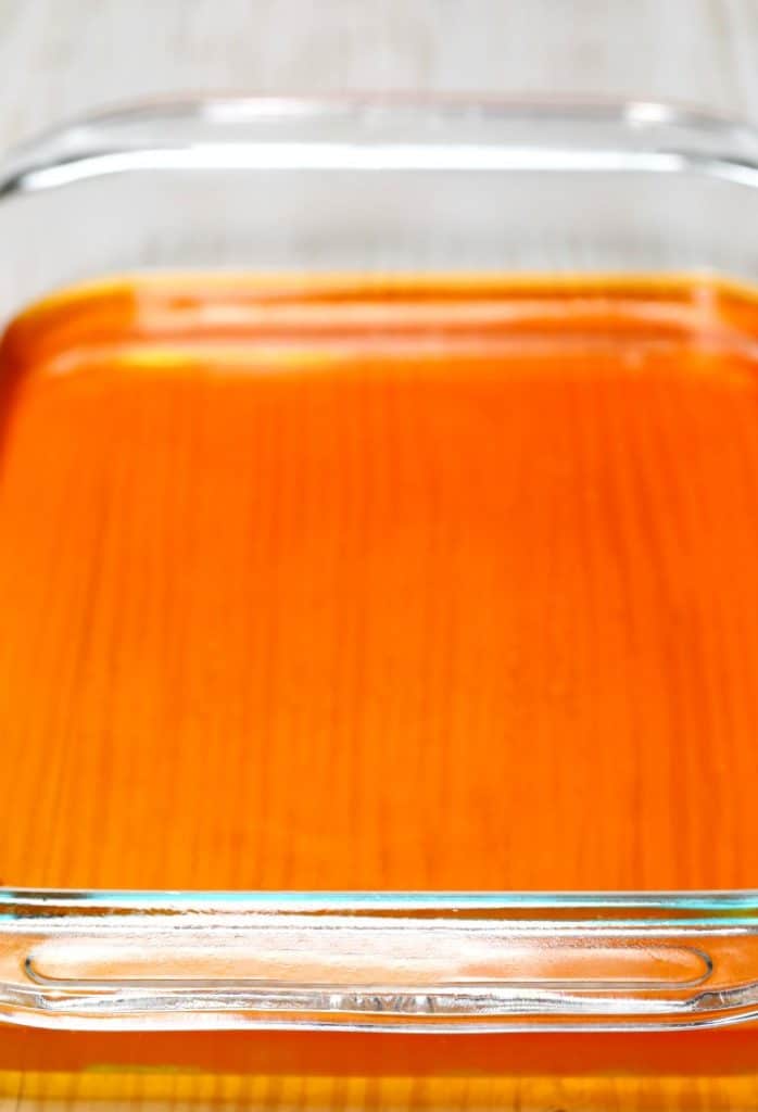 RumChata Candy Corn Jello is a layered jello dessert