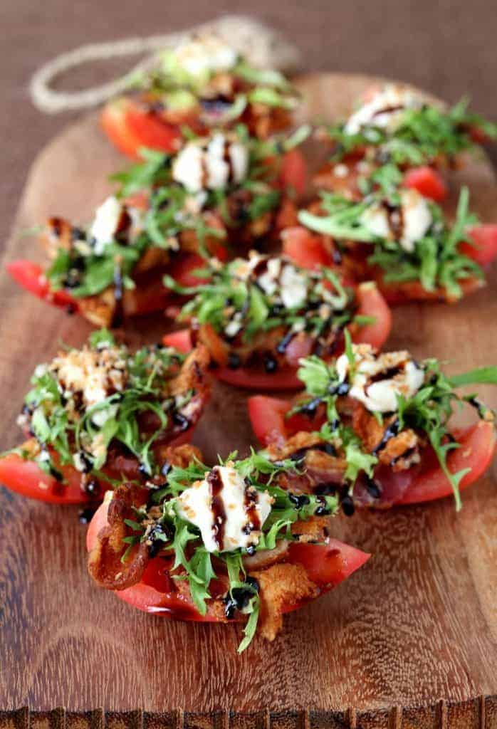 BLT Bites are a low carb appetizer