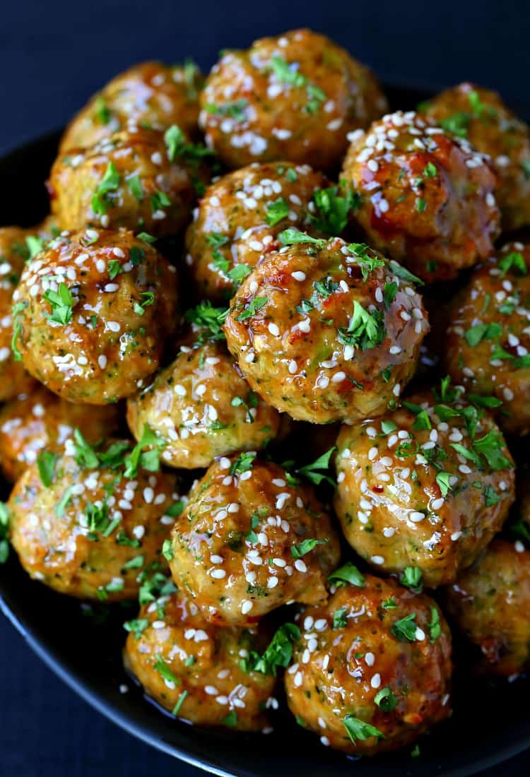 Make these Easy Chicken and Broccoli Meatballs instead of take out!