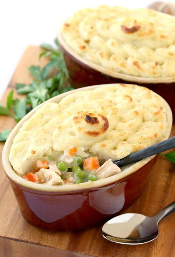 Leftover Shepherd's Pie is a turkey leftover recipe