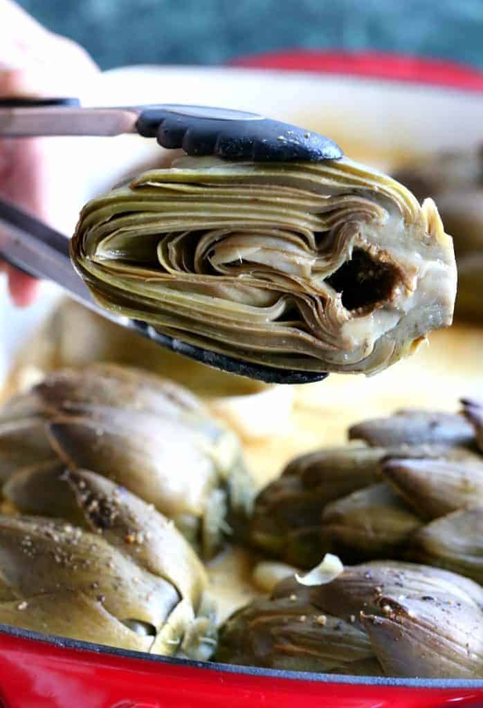 Roasted Artichokes to make an artichoke side dish