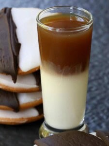 These Black and White Cookie Shots are so good, you can have them for dessert!