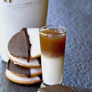 Try these Black and White Cookie Shots to put out with your dessert!