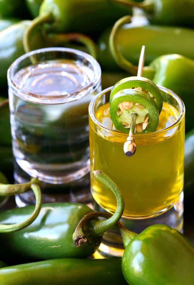 Jalapeñoback Shot Recipe Spicy Tequila Jalapeñoback Shots