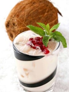 This Naughty Snowman Coconut Cooler is perfect for your winter cocktail parties!