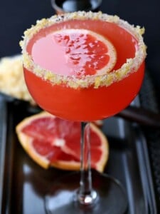 This Bourbon Grapefruit Sidecar has just the right amount of tangy grapefruit flavor!