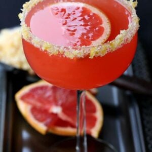 This Bourbon Grapefruit Sidecar has just the right amount of tangy grapefruit flavor!