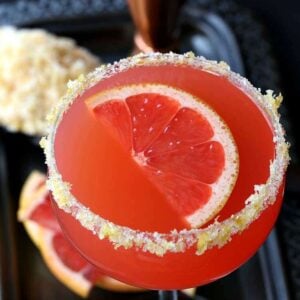 Try a Bourbon Grapefruit Sidecar for cocktail hour tonight!