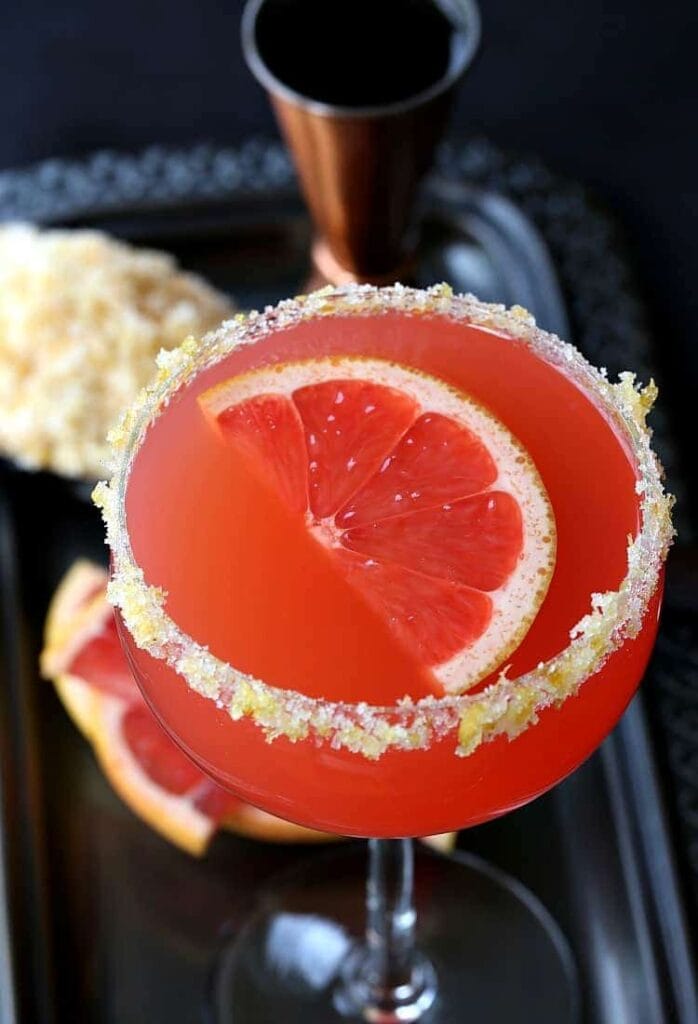 Try a Bourbon Grapefruit Sidecar for cocktail hour or brunch!