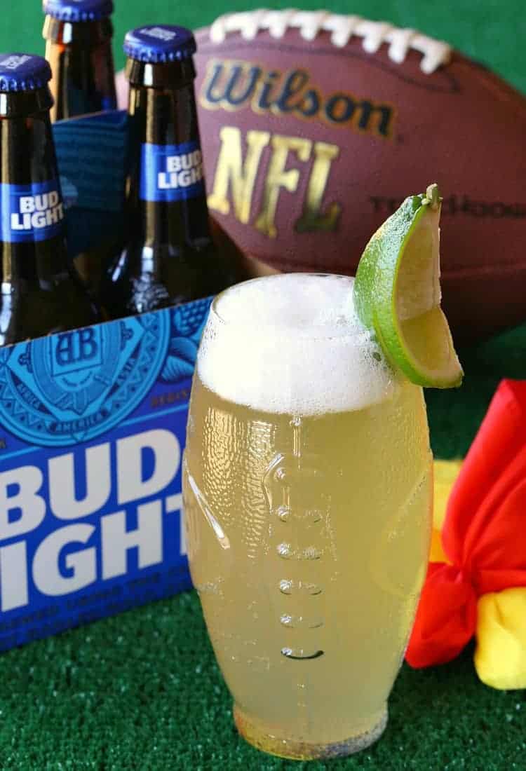 This Dilly Dilly Drink is a fun beer cocktail that's great for watching the game! An easy to make beer cocktail that everyone will love! Make a Dilly Dilly Drink and cheer on the Philadelphia Eagles!