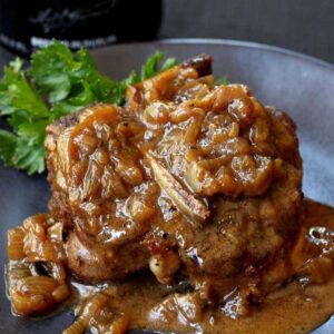 beer braised lamb chops