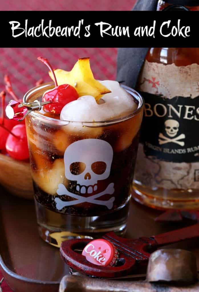 Blackbeard's Rum and Coke Cocktail Recipe Easy Rum and Coke Drink