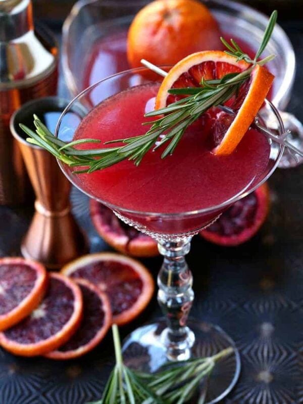 Blood Orange Gin Martini A Happy Hour or Brunch Cocktail Mantitlement