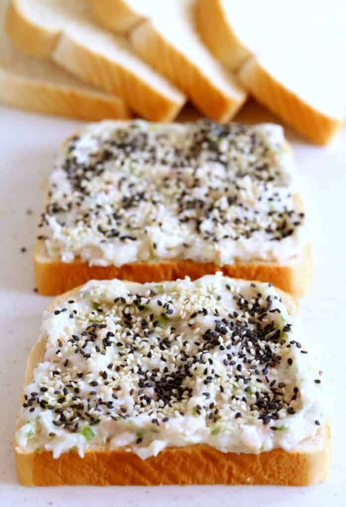 shrimp toast before frying