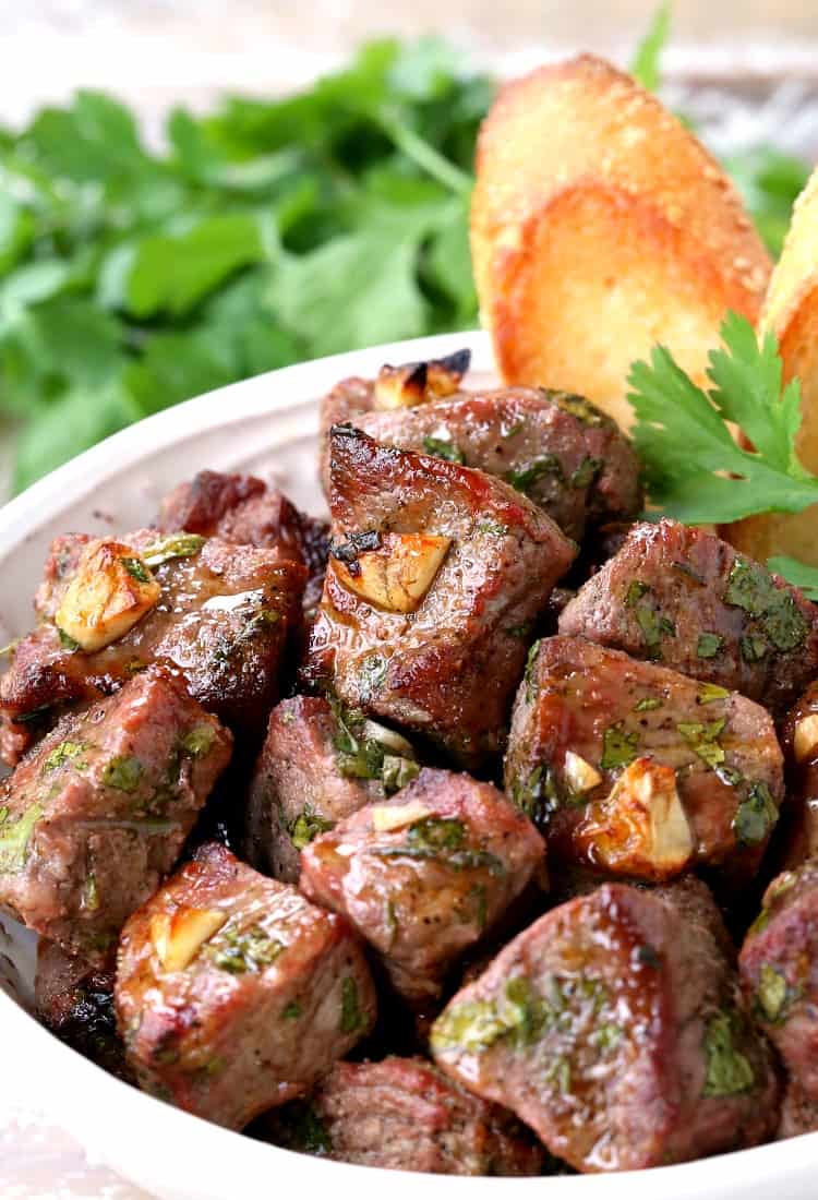 Marinated Steak Tips Recipe for appetizers or dinner