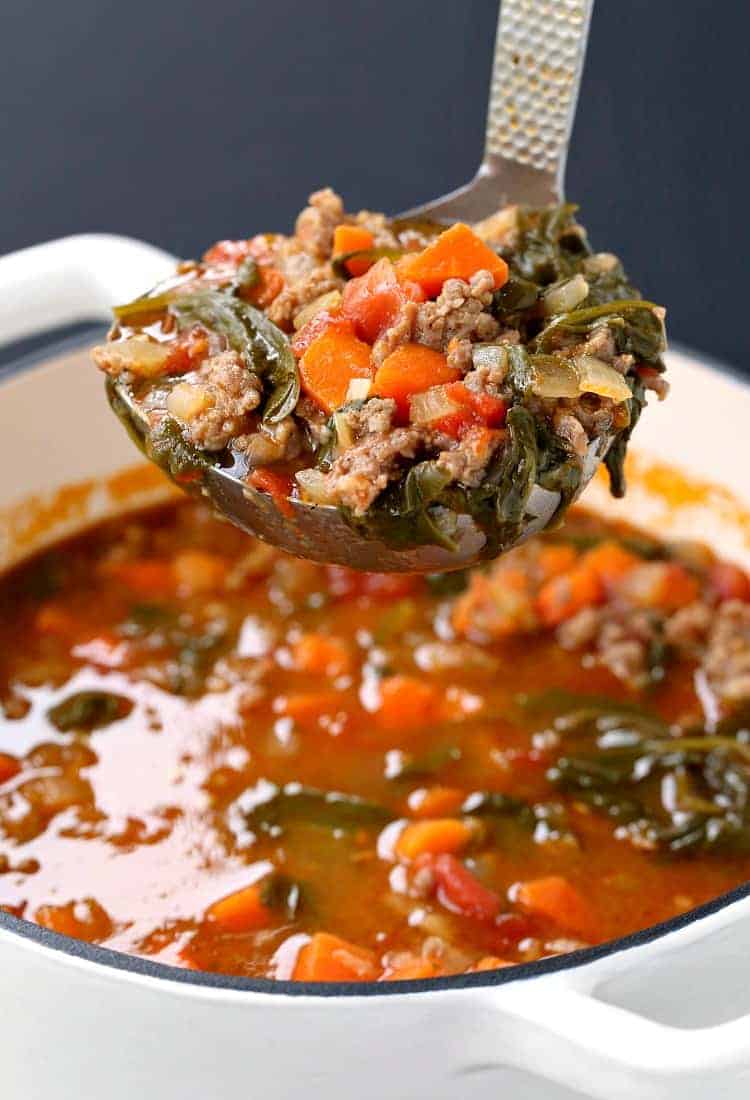 Low Carb Sausage Vegetable Soup - Mantitlement