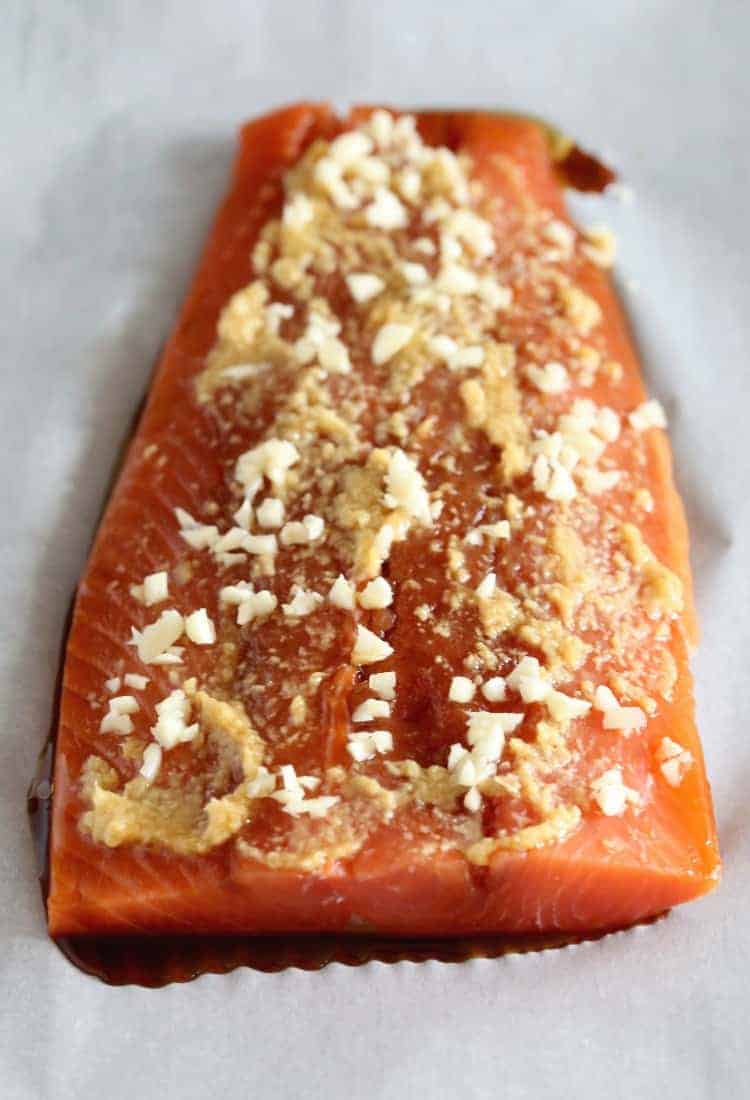 Baked Asian BBQ Salmon - Mantitlement