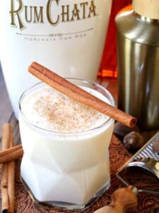 Campfire Milk Punch is a creamy cocktail made with bourbon