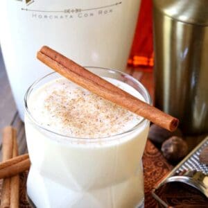 Campfire Milk Punch is a creamy cocktail made with bourbon