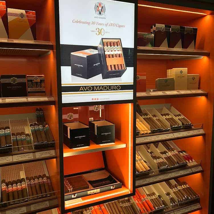 cigars on wall