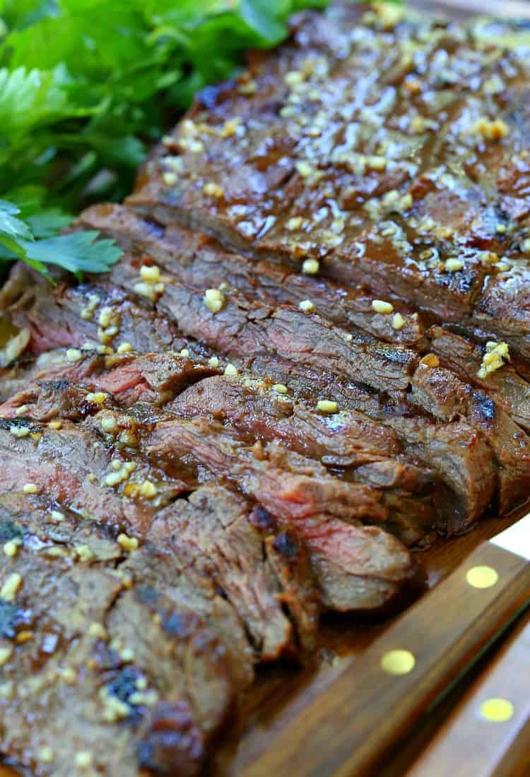 Dan's Famous Whiskey Steak is a family favorite recipe! A delicious whiskey marinade that not only adds flavor but makes the steak so tender! Dan's Famous Whiskey Steak Whiskey Steak is a tender flank steak recipe